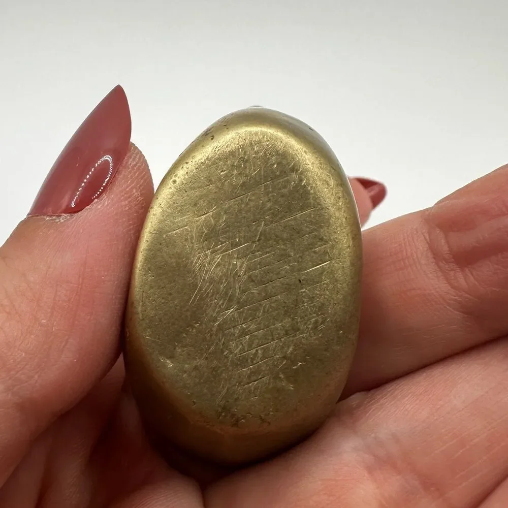 Vintage Mid-Century Mod brass goose ring holder, paper weight,‎ figurine!